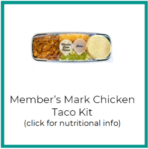 Member's Mark Chicken Taco Kit-Blue