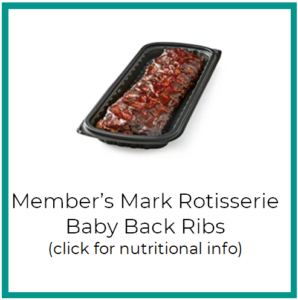 Member's Mark Rotisserie Baby Back Ribs Blue
