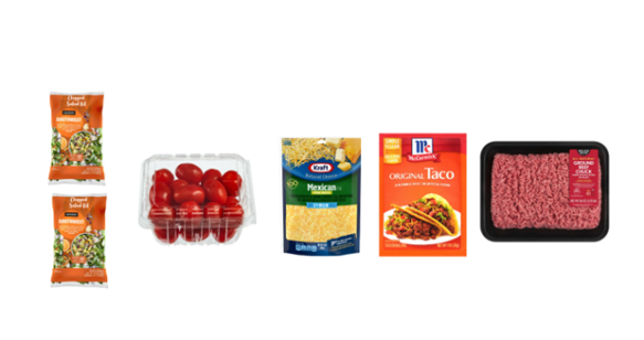 Finished SHM Cheesy Southwest Beef Salad