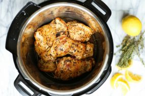Instant-Pot-Lemon-Chicken-Thighs in pot